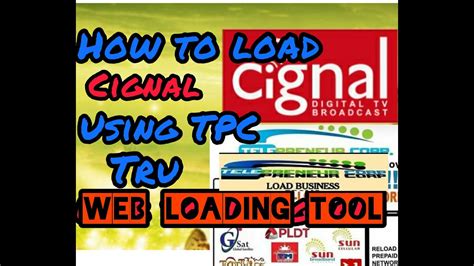 cignal web loading tool|TPC TIPS: How to Load Cignal using the Web Loading Tool.